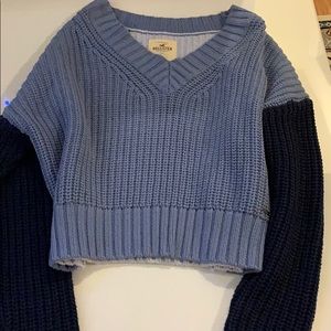 Chunky color block sweater never worn with tags